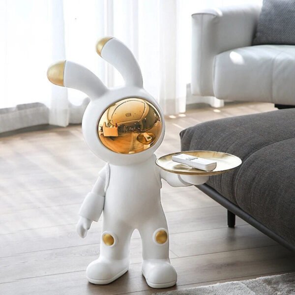 Home Decor Large Resin Floor Ornaments Space Rabbit Decoration Home Living Room Handicraft Decoration Sculptures And Statues-Arlik interiors