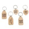 Natural Wood Heart Key Chains Affection Message Keyring Best Nana Ever Family Love Keychain For Father Mother 's Day Gifts-Arlik interiors