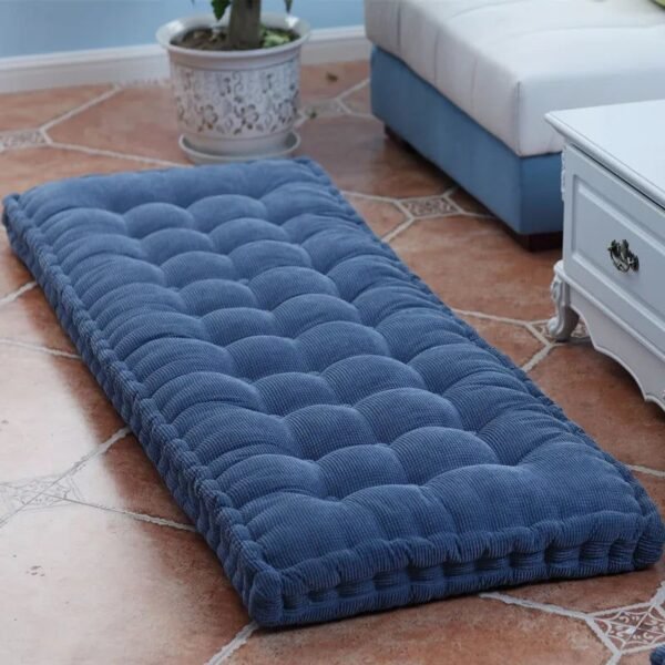 Long Cushion Thickening Garden Chair Cushion Solid Color Home Seat Mat Floor Cushion 55x150/55x165cm Bench Cushion Customizable-Arlik interiors