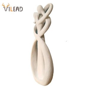 VILEAD 23cm Sandstone Kissing Lover Statuettes Wedding Statue Home Decoration Valentine's Day Souvenirs Figurines Ornaments Gift-Arlik interiors