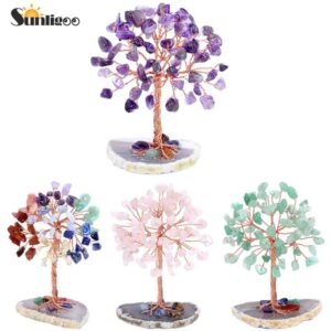 Mini Crystal Tree Tabletop Decor-Decor-Arlik interiors