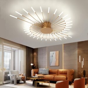 Led Fireworks Chandelier For Living Room-Arlik interiors