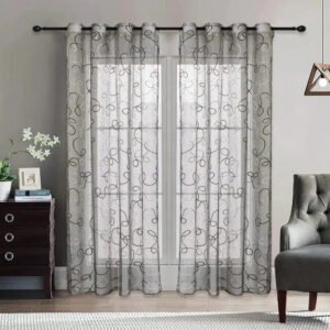 Modern Sheer Curtains For Living Room-Curtains-Arlik interiors