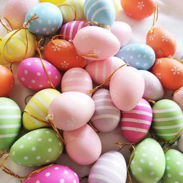 12pcs Easter Artificial Eggs Decor