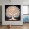 Fantasy White Tree Of Life Poster Prints For Living Room Decor-Art-Arlik interiors