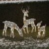 3pcs Deer Stauue Garden Decor-Seasonal & Holiday Decorations-Arlik interiors