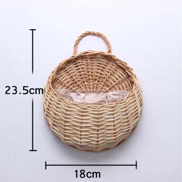 Hand Made Wicker Rattan Flower Pots-Baskets-Arlik interiors