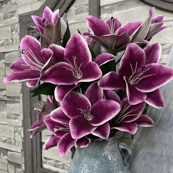 Lily Branch Artificial Flowers Home Decor-Artificial Flora-Arlik interiors