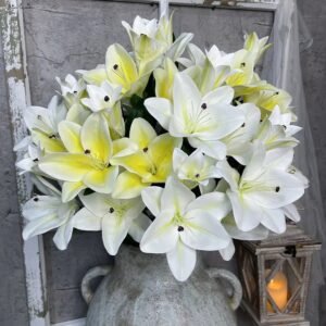 Lily Branch Artificial Flowers Home Decor-Artificial Flora-Arlik interiors