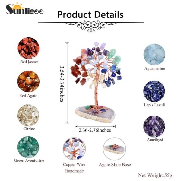 Mini Crystal Tree Tabletop Decor-Decor-Arlik interiors