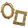 Golden Retro Photo Frame Nail Art Jewelry Decoration Home Decoration Photography Background Shooting Photo Props-Arlik interiors