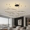 Modern LED Ceiling Chandelier Living Room Decor-Light Fixtures-Arlik interiors