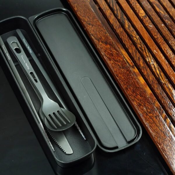 Frosted Knife And Fork Flatware Set-Flatware-Arlik interiors