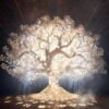 Fantasy White Tree Of Life Poster Prints For Living Room Decor-Art-Arlik interiors