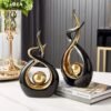 Modern Luxurious Living Room Home Decoration Accessories Abstract Ceramic Figurines Office Decoration Desk Souvenir Crafts Gift-Arlik interiors