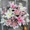 Lily Branch Artificial Flowers Home Decor-Artificial Flora-Arlik interiors