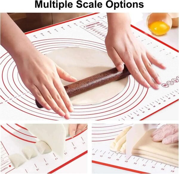 1PCS Kneading Dough Mat Silicone Baking Mat Pizza Cake Dough Maker Kitchen Cooking Grill Gadgets Bakeware-Arlik interiors