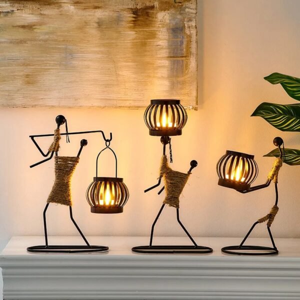 Metal Candle Holder Home Decor-Arlik interiors