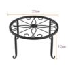 Metal Round Floor Flower Pot Decor-Plant & Flower Bulbs-Arlik interiors