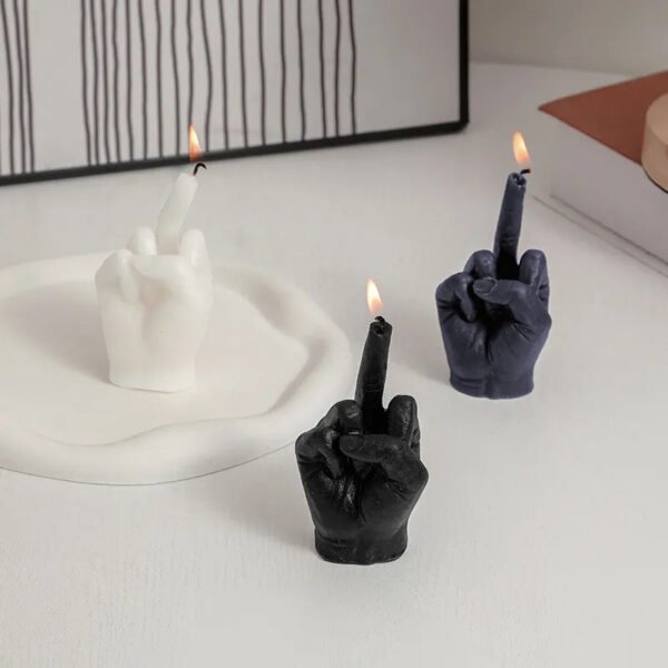 Finger Shaped Gesture Scented Candles-Candles-Arlik interiors