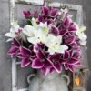 Lily Branch Artificial Flowers Home Decor-Artificial Flora-Arlik interiors