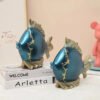 2PCS Fish Resin Ornaments Statue Home Decoratio-Statue-Arlik interiors