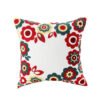 Cotton Canvas Floral Embroidered Cushion Cover 45*45-Throw Pillows-Arlik interiors