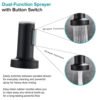 Matte Black Pull Down Kitchen Faucet-Faucet-Arlik interiors