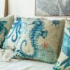 Marine Life Theme Cushion Cover-Cushion cover-Arlik interiors