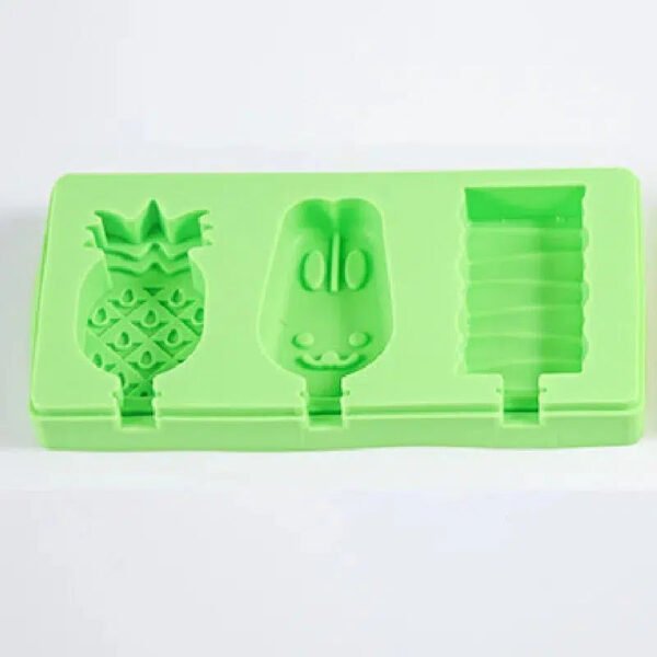 Food Grade Silicone Made with Lid Homemade Ice Cream Ice Cream Popsicle Popsicle Mold DIY Cartoon Cheese Stick Tool-Arlik interiors