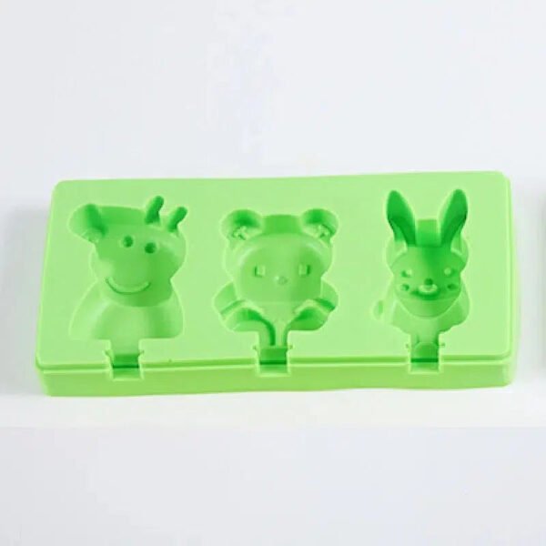 Food Grade Silicone Made with Lid Homemade Ice Cream Ice Cream Popsicle Popsicle Mold DIY Cartoon Cheese Stick Tool-Arlik interiors