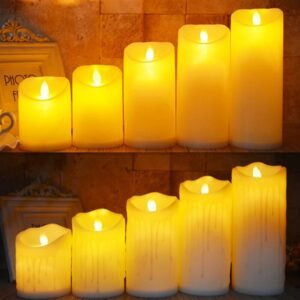 LED Candles Battery Powered Led Tea Lights Valentine's Day Decoration Flameless Candle dancing candle Home Decor Candles 2023-Arlik interiors