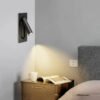 Nordic Bedside Wall Lamp With Switch-Lamp-Arlik interiors