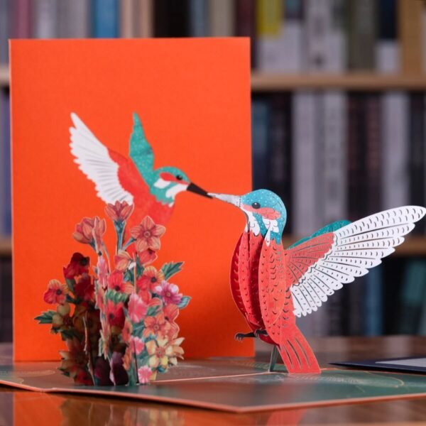 3D Hummingbird Pop Up Greeting Cards-Arlik interiors