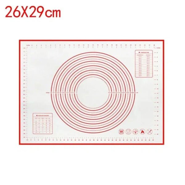 1PCS Kneading Dough Mat Silicone Baking Mat Pizza Cake Dough Maker Kitchen Cooking Grill Gadgets Bakeware-Arlik interiors